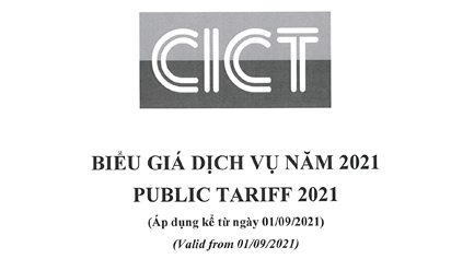 BIỂU CƯỚC CICT 2021 (ÁP DỤNG TỪ 01/09/2021)